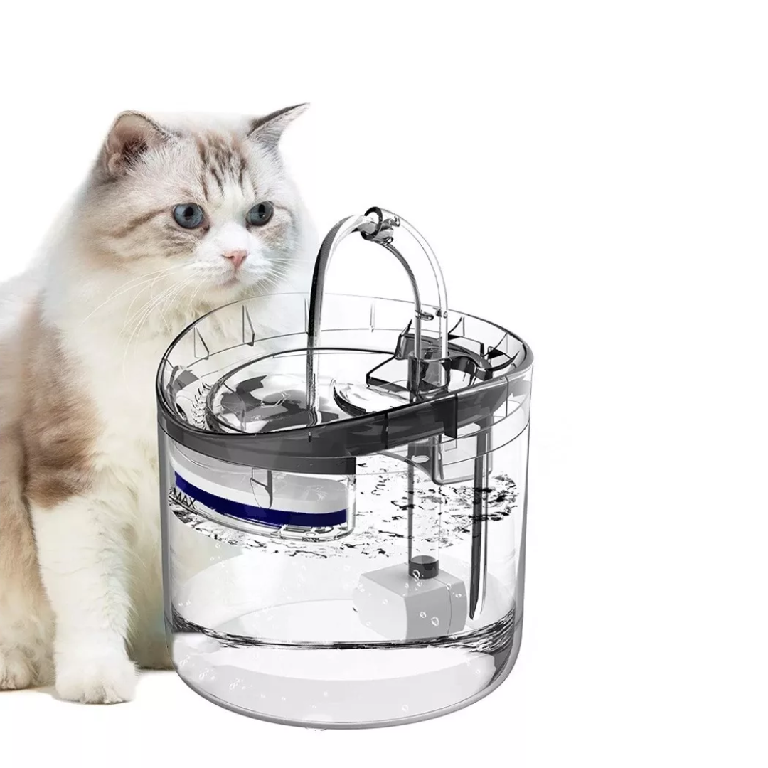 Fuente Bebedero Automática para Gatos y Perros — Agua Fresca y Limpia las 24 Horas