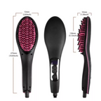 Cepillo Alisador Eléctrico Simply Straight — Cabello Liso y Brillante en Minutos