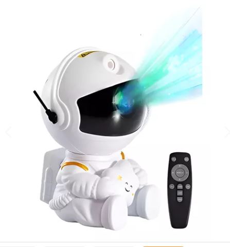 Lámpara Proyector Astronauta Galaxy — Convierte Tu Cuarto en el Universo