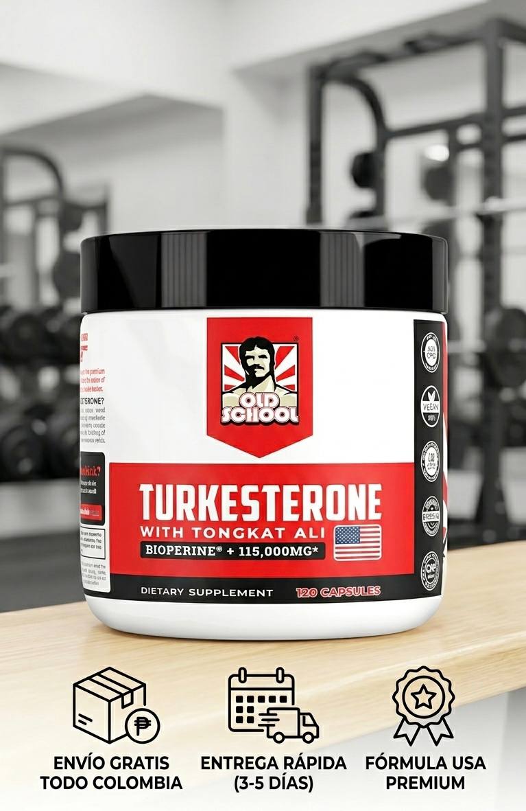 Turkesterone Old School — Energía y Rendimiento Natural